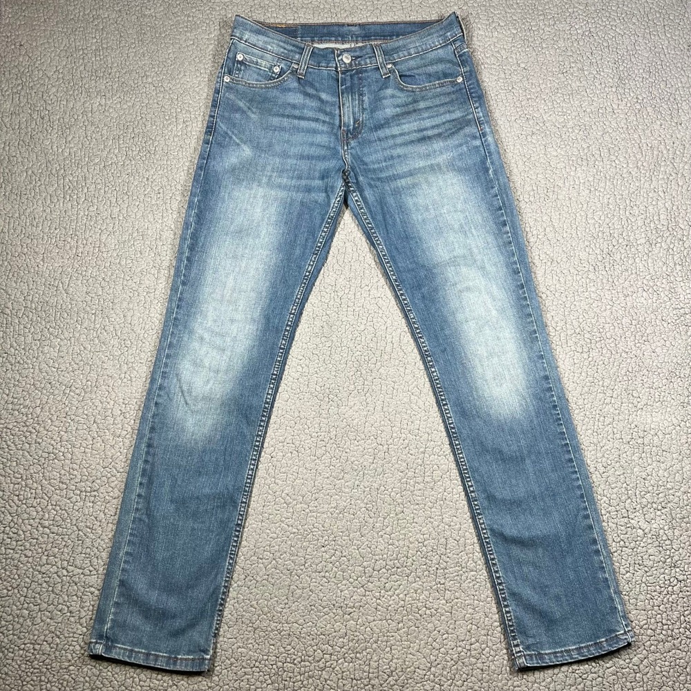 Levis 511 Slim Fit Mens Jeans 30x32 Medium Wash Blue WaterLess Denim 04511-1025